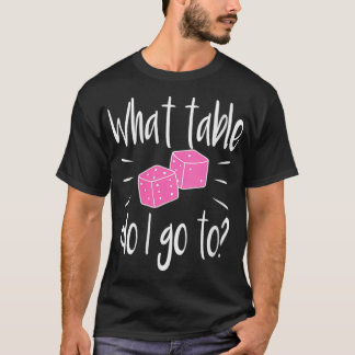 Camiseta Famoso jugador de Bunco Regalo De La Mesa Dice Gam