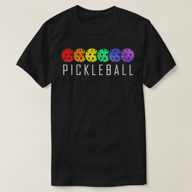 Camiseta Famoso jugador de deportes de pádel retro (Diseño del anverso)