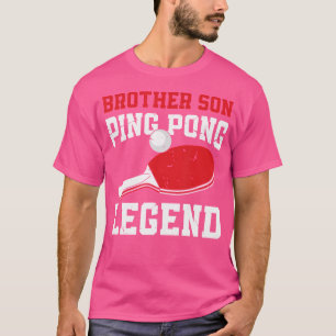 Camiseta Famoso jugador de tenis de mesa hermano Son Ping P
