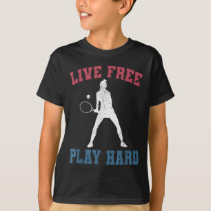 Camiseta Famoso jugador de tenis femenino divertido Quo