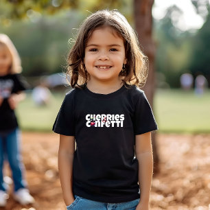 Camiseta Famoso mamá color rojo cereza vibe lema cumpleaños