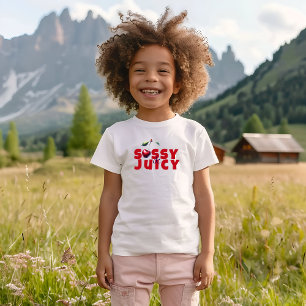 Camiseta Famoso mamá color rojo cereza vibe lema cumpleaños