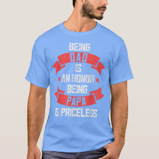 Camiseta Famoso Padre Día Abuelo, Ser Papá Es Priceles