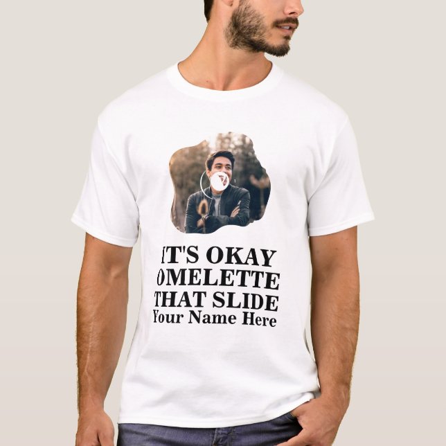 Camiseta Famoso padre día padre chiste a Omelet esa diaposi (Anverso)