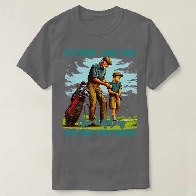Camiseta Famoso Padre Golf Hijo Matando A Bass Dady Dad Boy (Diseño del anverso)