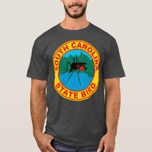 Camiseta Famoso pájaro del estado del mosquito en Carolina