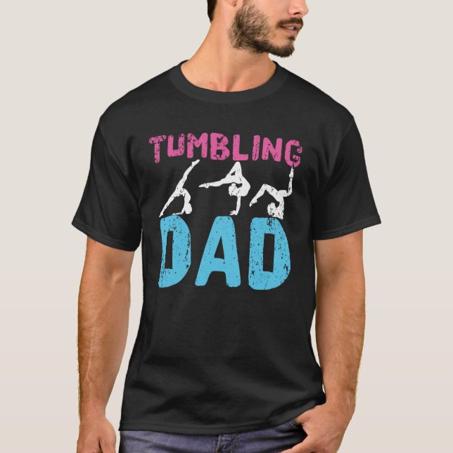 Camiseta Famoso papá Gymnastics padre gimnasta (Anverso)