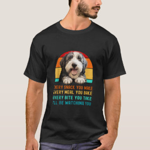 Camiseta Famoso perro pastor inglés pimienta perro papá pap