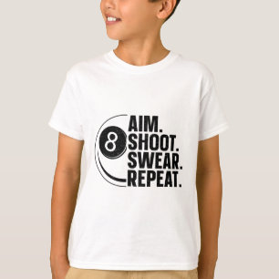 Camiseta Famoso Pool Art Para Hombres Mujeres Billiards Lov