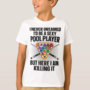 Camiseta Famoso Pool Art Para Hombres Mujeres Billiards Lov