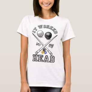 Camiseta Famoso Pool Art Para Hombres Mujeres Billiards Lov