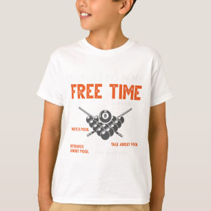 Camiseta Famoso Pool Player Billiard Play Pool Watch Pool