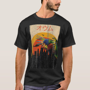 Camiseta Famoso Poster de cine japonés Parrot Bird