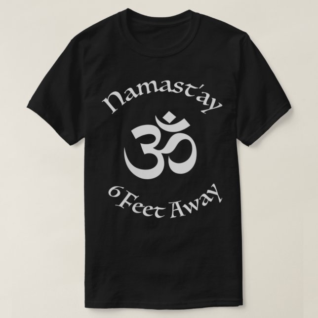Camiseta Famoso regalo de yoga a socia a 2 metros de Namas (Diseño del anverso)