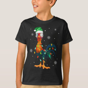 Camiseta Famoso Rooster De Navidades Envuelto En Navidades 