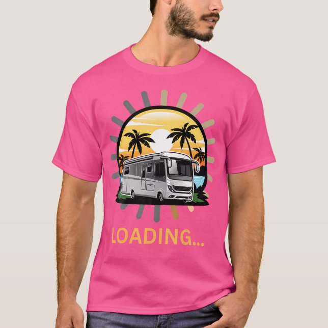 Camiseta Famoso Símbolo De Carga Rv Motorhome Camping (Anverso)