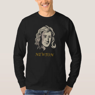 Camiseta Famoso Sir Isaac Newton Médico Matemático