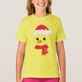 Camiseta Famoso Snowman Face feliz Feliz Navidad