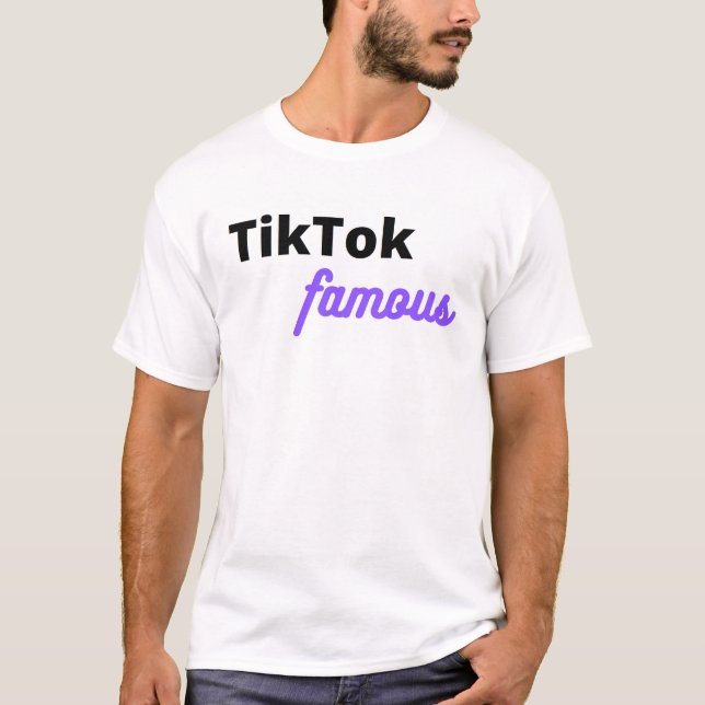 Camiseta Famoso TikTok (Anverso)