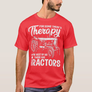 Camiseta Famoso Tractor Farmer Theraper Vintage Farm Tracto