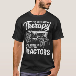 Camiseta Famoso Tractor Farmer Theraper Vintage Farm Tracto