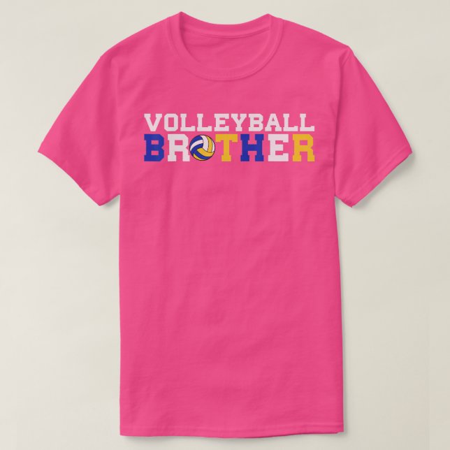 Camiseta Famoso voleibol Amante del Voleibol Hermano y Homb (Diseño del anverso)