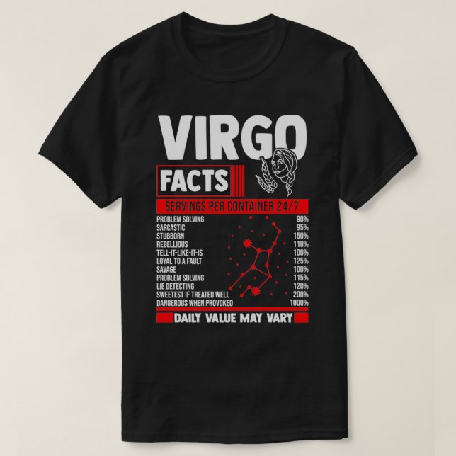 Camiseta Famosos del cumpleaños Virgo Pullover (Diseño del anverso)