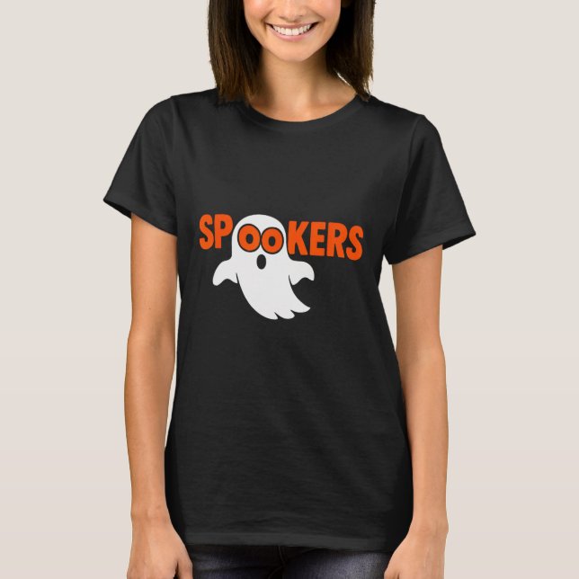 Camiseta Famosos fantasmas ocultan horror Halloween (Anverso)