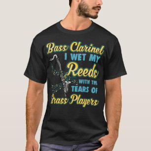 Camiseta Famosos jugadores de Bass Clarinet marchando en la