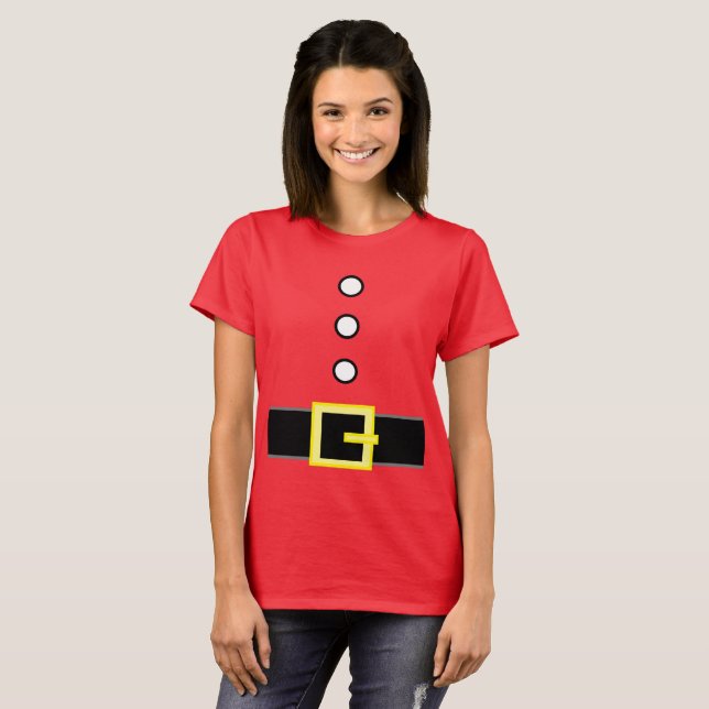Camiseta Famosos Navidades de Novedad SANTA SUIT (Anverso completo)