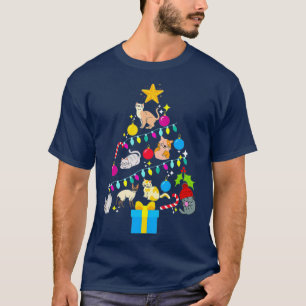 Camiseta Famosos navidades en árbol de adornos navideños