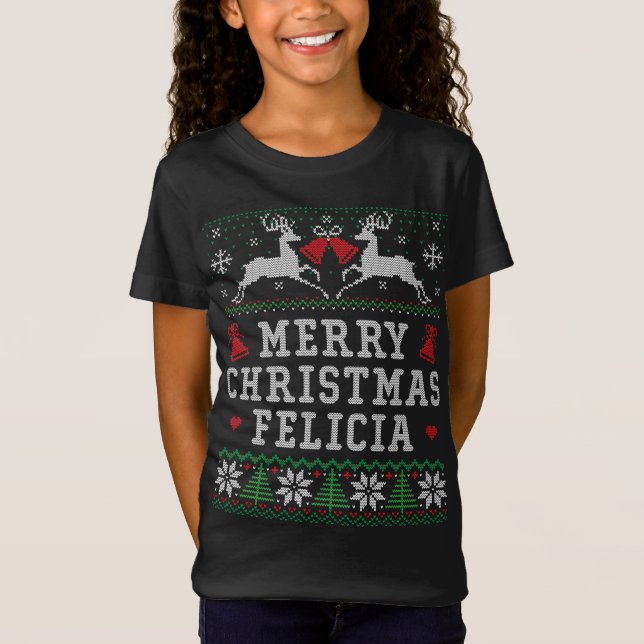 Camiseta Famosos Navidades Feliz Navidad Felicia (Anverso)
