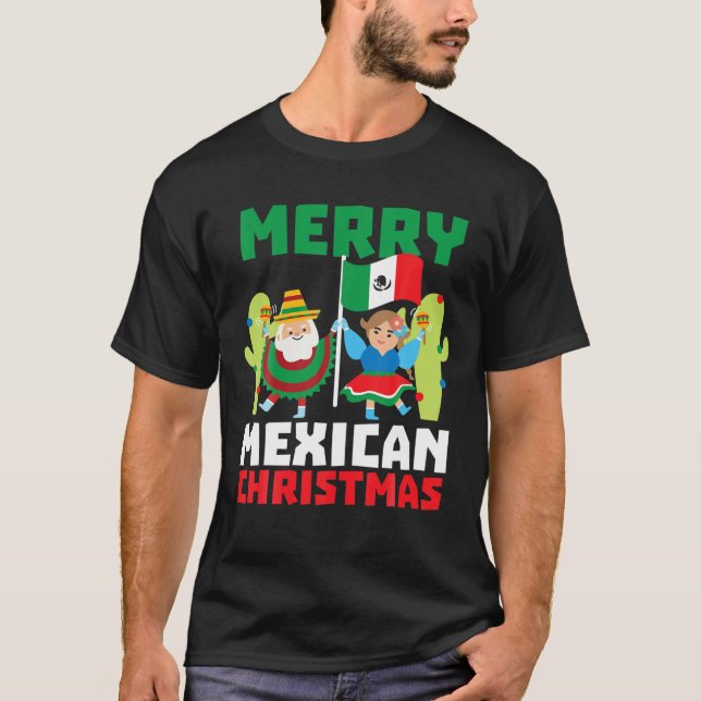 Camiseta Famosos Navidades mexicanos Navidades Gif (Anverso)