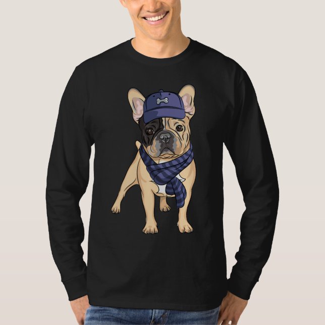 Camiseta Famosos Pegatinas de cachorros de Bulldog bebé fra (Anverso)