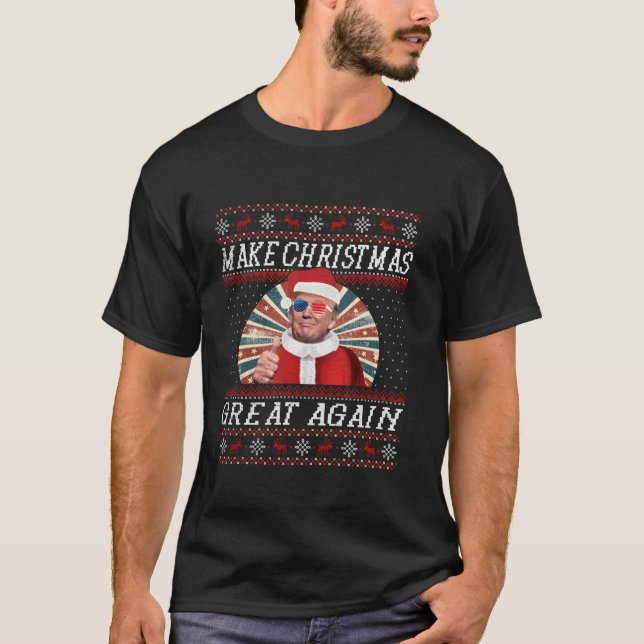 Camiseta Famosos regalos de Navidades Trump hacen que los N (Anverso)