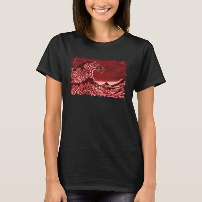 Camiseta Famous Classic Great Ocean Wave Hokusai Special (Anverso)
