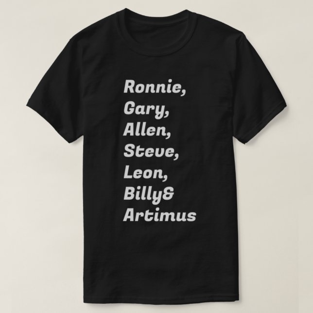 Camiseta Famous Rock band Classic T-Shirt (Diseño del anverso)
