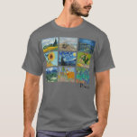 Camiseta Famous Van Gogh Paintings Sunflowers Starry Night<br><div class="desc">Famous Van Gogh Paintings Sunflowers Starry Night  .</div>