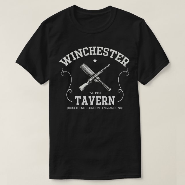 Camiseta Fan Art De Winchester Tavern (Diseño del anverso)