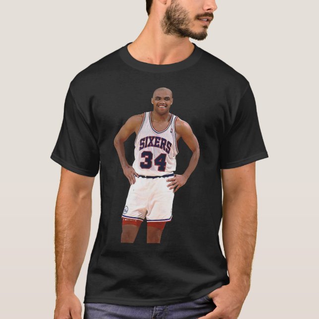 Camiseta Fan de baloncesto Charles Barkley T Shirt Hoodie (Anverso)