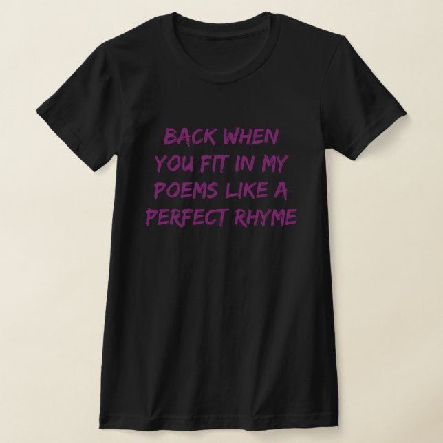 Camiseta Fan de las letras de la sagrada Tierra de Taylor S (Distribución)