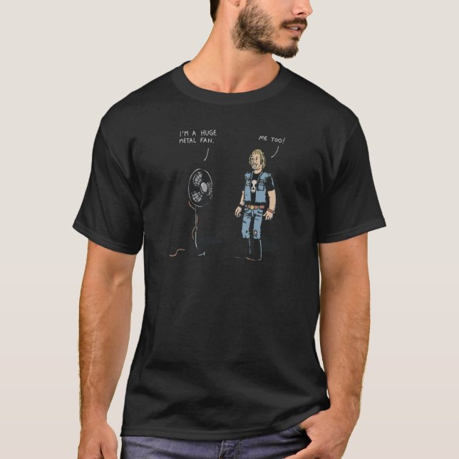 Camiseta Fan de metales pesados (Anverso)