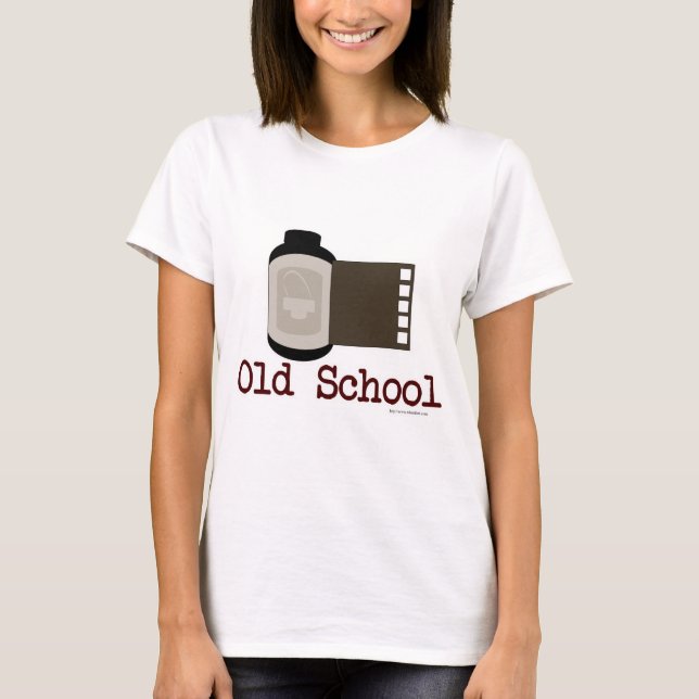 Camiseta Fan de película de la escuela vieja (Anverso)