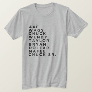 CAMISETA FAN DEL CARÁCTER DE LOS MIL MILLONES