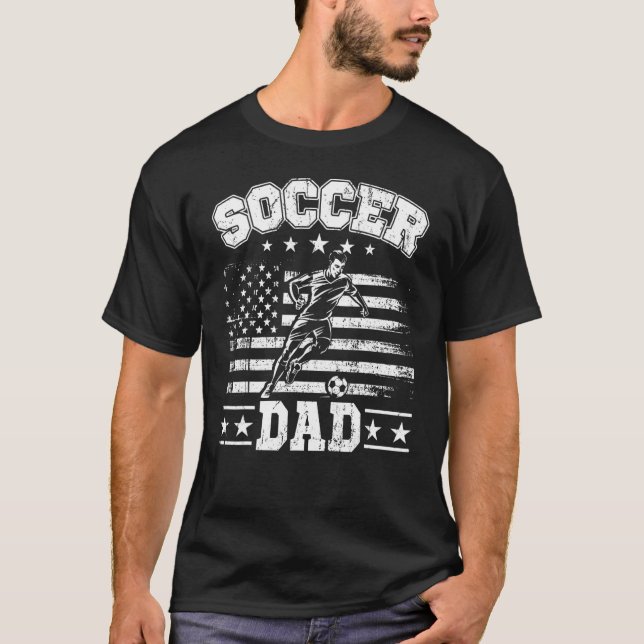 Camiseta Fan del equipo de fútbol de la bandera de EE. UU.  (Anverso)