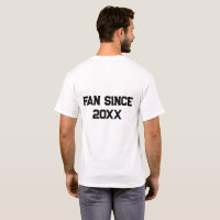Fan del equipo deportivo editable desde
