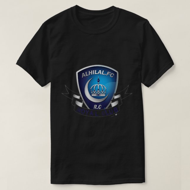 Camiseta Fan del equipo saudita de fútbol Al-Hilal T- (Diseño del anverso)