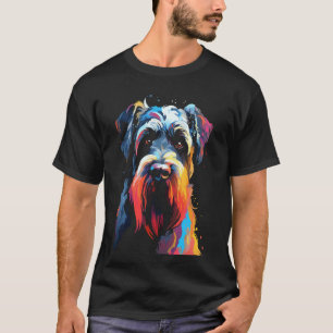 Camiseta Fan del mascota de paseos de perro de schnauzer gi
