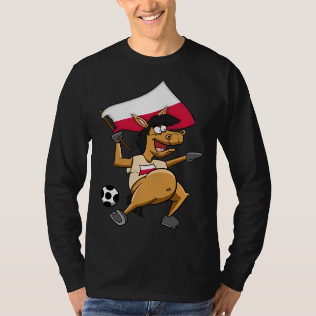 Camiseta Fan horse Poland (Anverso)