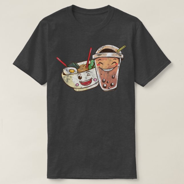 Camiseta Fan Kawaii Anime japonés T Ramen (Diseño del anverso)